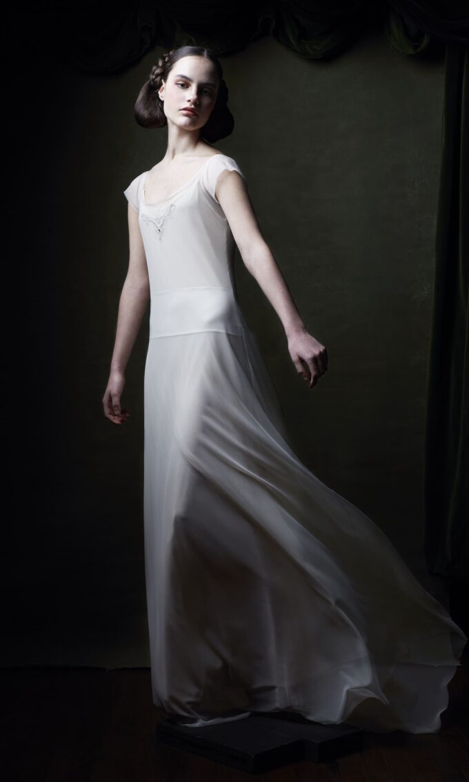 Vestido de novia bordado del Atelier <br></noscript>n.º W104N